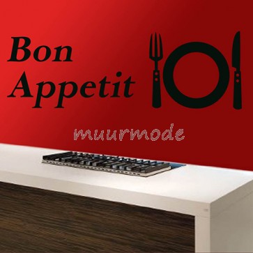 Tekststicker Bon Appetit
