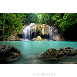 Vlies fotobehang Watervallen Thailand