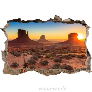 3D Muursticker Woestijnlandschap