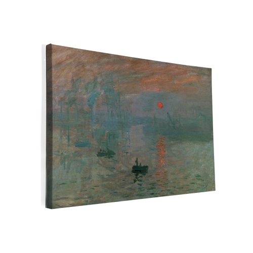 Image of Canvas schilderij soleil levant Monet CV_soleil